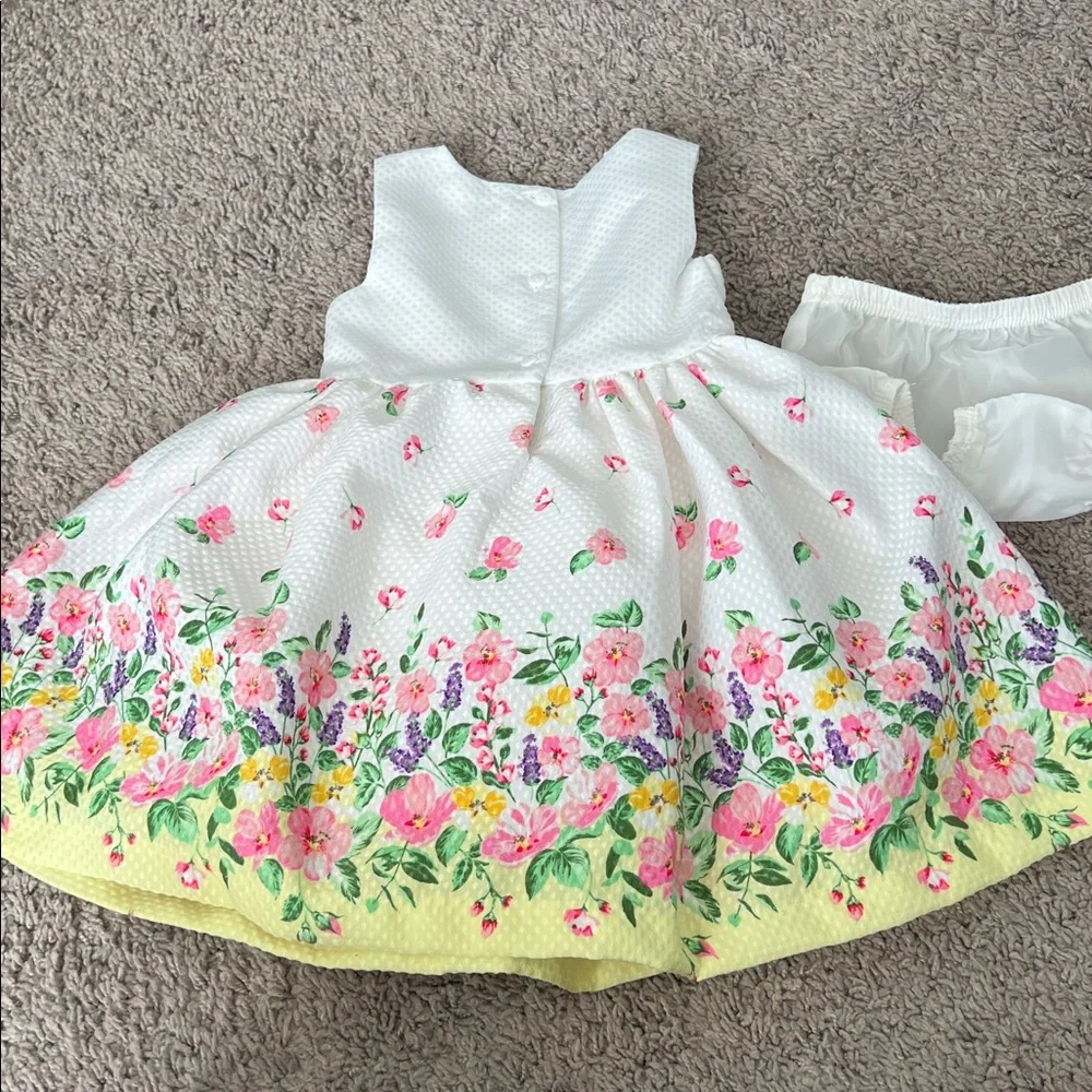 Nannette Baby Spring Floral Easter Dress